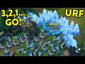 URF IS SO FUN 😉 (5.0 Attack Speed ADC, Superspeed Rammus, Anivia Minion Strat...)