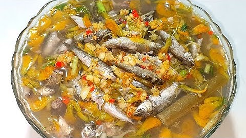 Cách nấu canh chua cá linh bông điên điển ngon đơn giản - Combo Món Ăn