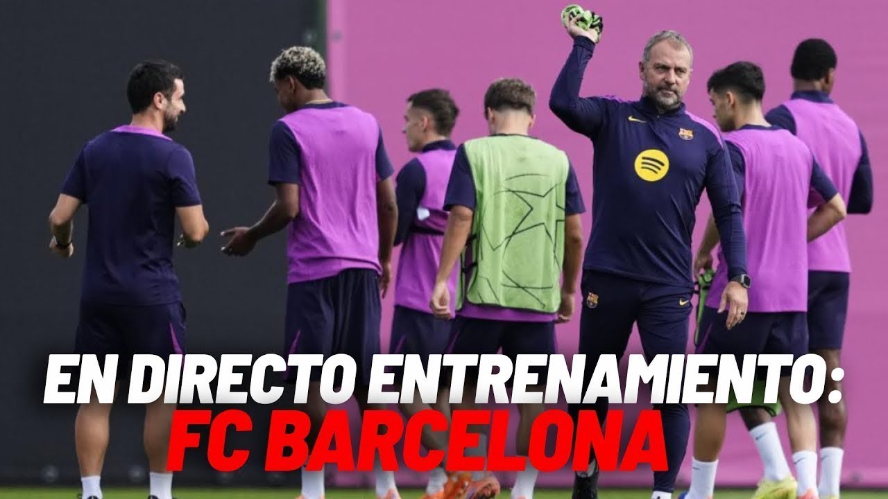 EN DIRECTO I Entrenamiento del Barcelona antes del partido de La Liga frente a la Real Sociedad