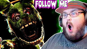 FNAF SONG "Follow Me" (ANIMATED II) By Five Nights Music - FNAF REACTION!!!