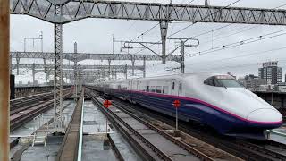 東北新幹線E2系+山形新幹線E3系L65編成  大宮駅到着