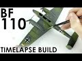 Building airfix bf 110  model aircraft