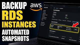 How to backup RDS instances using automated snapshots - Quick Tutorial