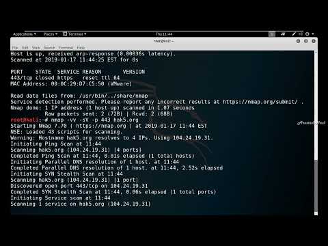 how to run scan for ssl server using nmap in kali linux