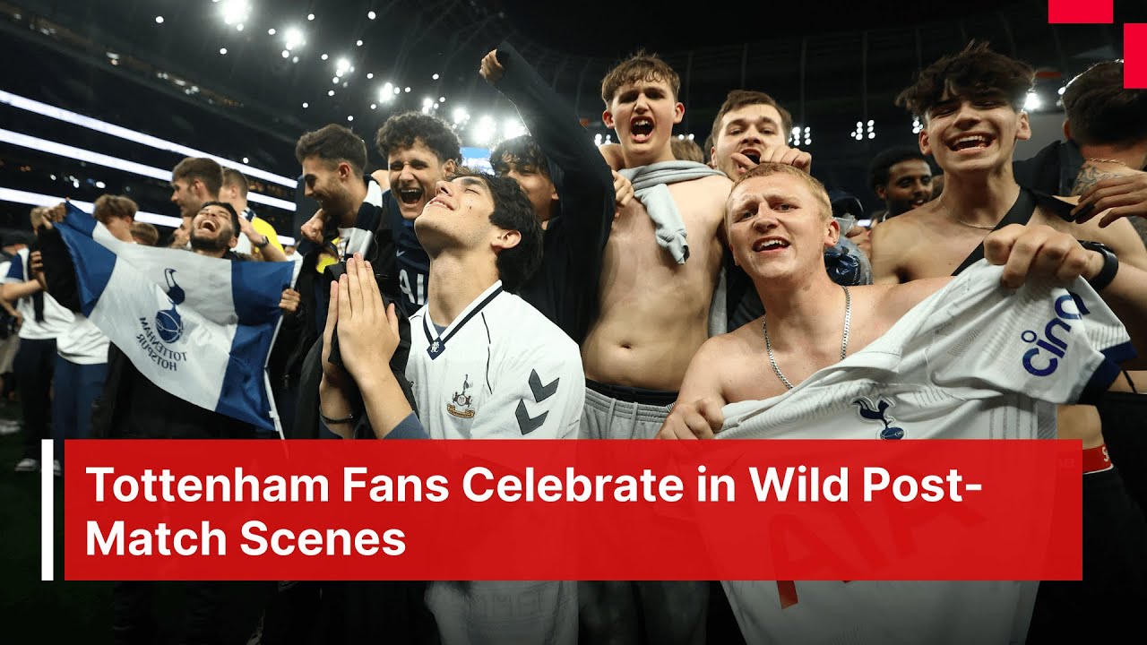 Tottenham Fans Celebrate Massive Win at Home Stadium | DWS News | AD1Z