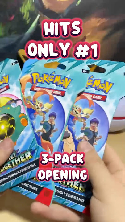 HITS ONLY!! Journey Together 3 Pokemon Packs opening [ENG] #shorts #pokemon #pokemontcg