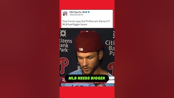 Trea Turner Reacts to Base-Running Blunder in Game 2 #mlb #phillies #dodgers