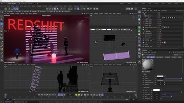 REDSHIFT - Lesson 05 - Lights Effects and Shapes, Mesh Light, Neon, Emissive Text, IES Spot, Lamp