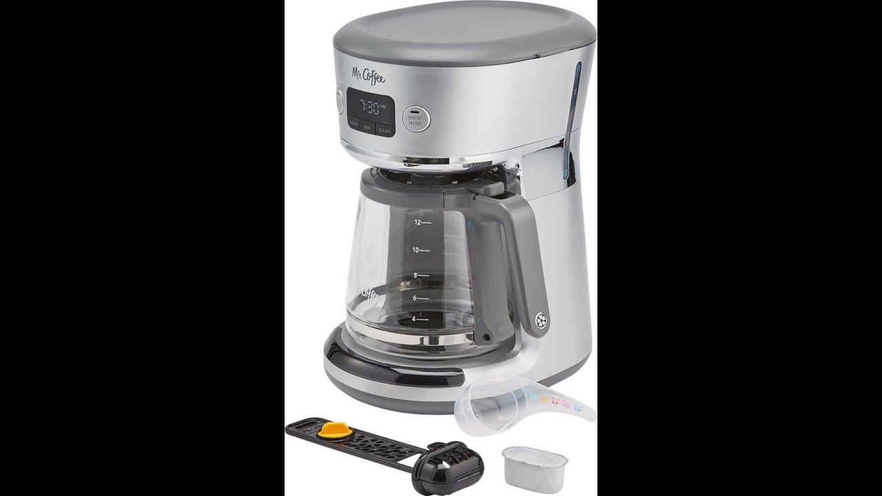 mr. coffee 31160693 Mr. Coffee - Easy Measure 12-Cup Coffee Maker - Silver