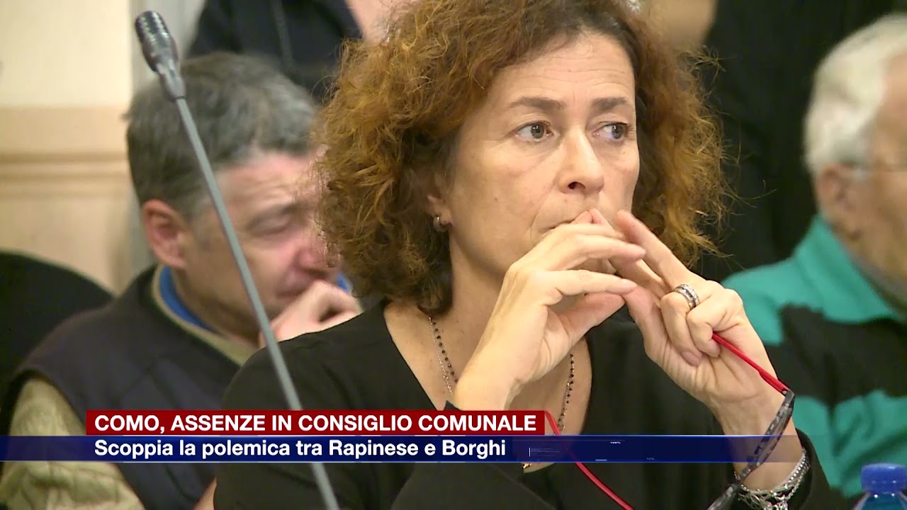 Etg - Como, assenze in consiglio comunale. Scoppia la polemica tra Rapinese e Borghi