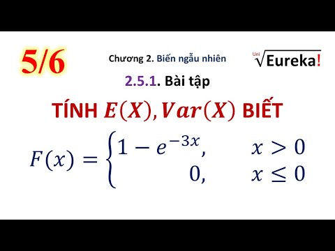 Video XSTK QA P2. Tính Kỳ vọng và Độ lệch chuẩn từ hàm Phân... - youtube