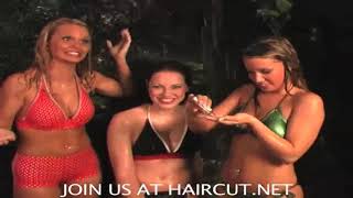 WHICH ONE SHAVED? KATIE TASHA CHANEL WATERFALL SHAMPOO VIDEO COMMERCIAL FREE HAIRCUT.NET DVD 21