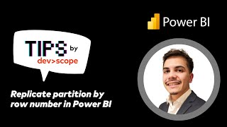 How to replicate the partition by row number function in Power Bi