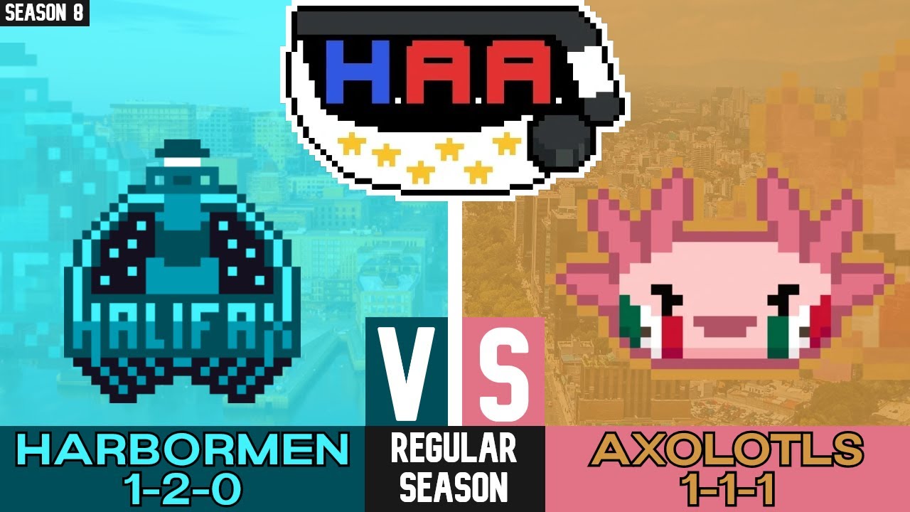 HAA Season 8, Game 4 | Halifax Harbormen (1-2-0) @ Mexico City Axolotls (1-1-1)