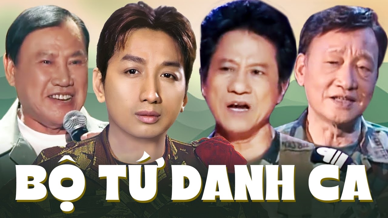 Bộ Tứ Danh Ca - Trường Vũ - Duy Khánh - Chế Linh - Giang Tử - Liên Khúc Nhạc Vàng Bất Hủ