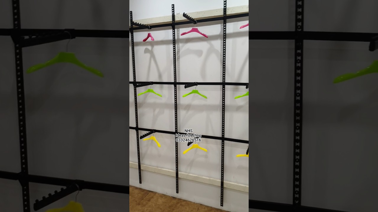 Garment shop interior design display fitting 