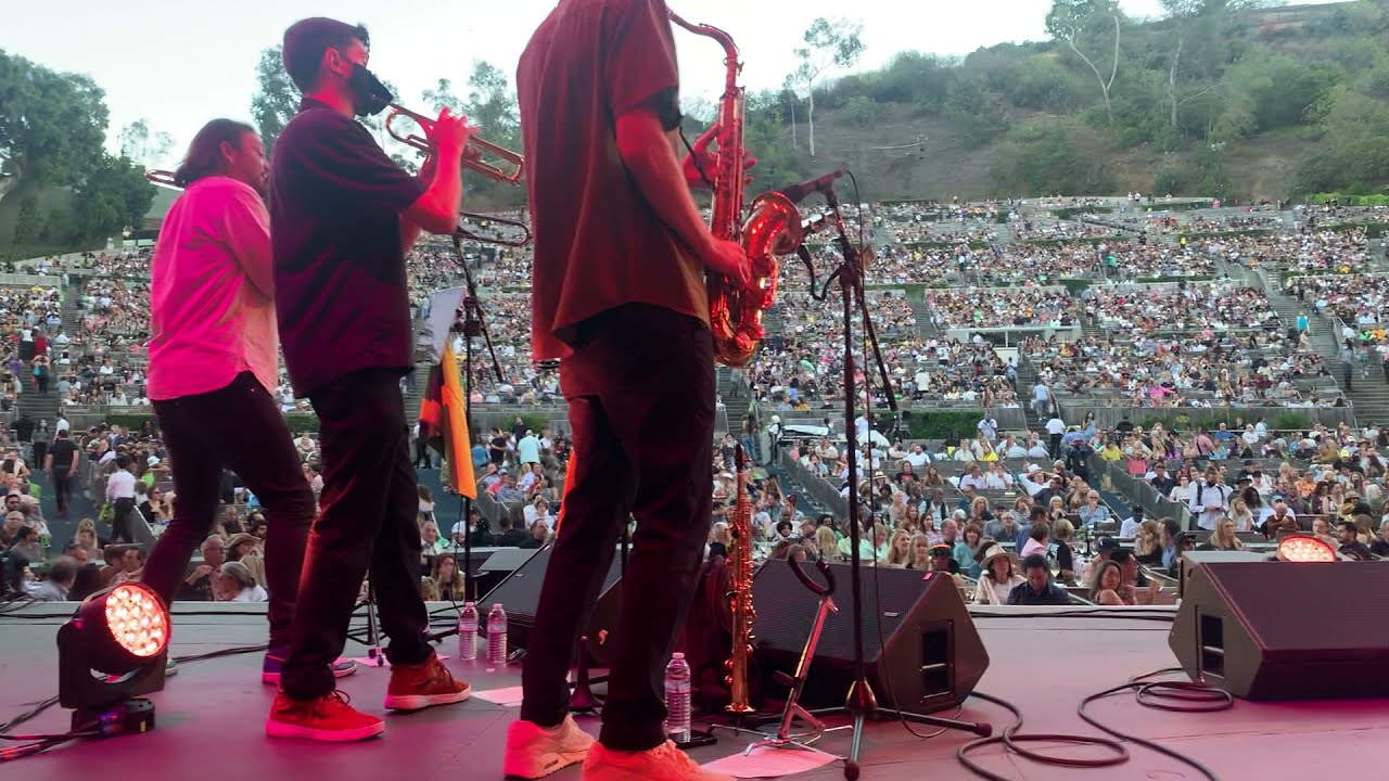 Wailing Souls: "Firehouse Rock" - Hollywood Bowl (Horn Section View)