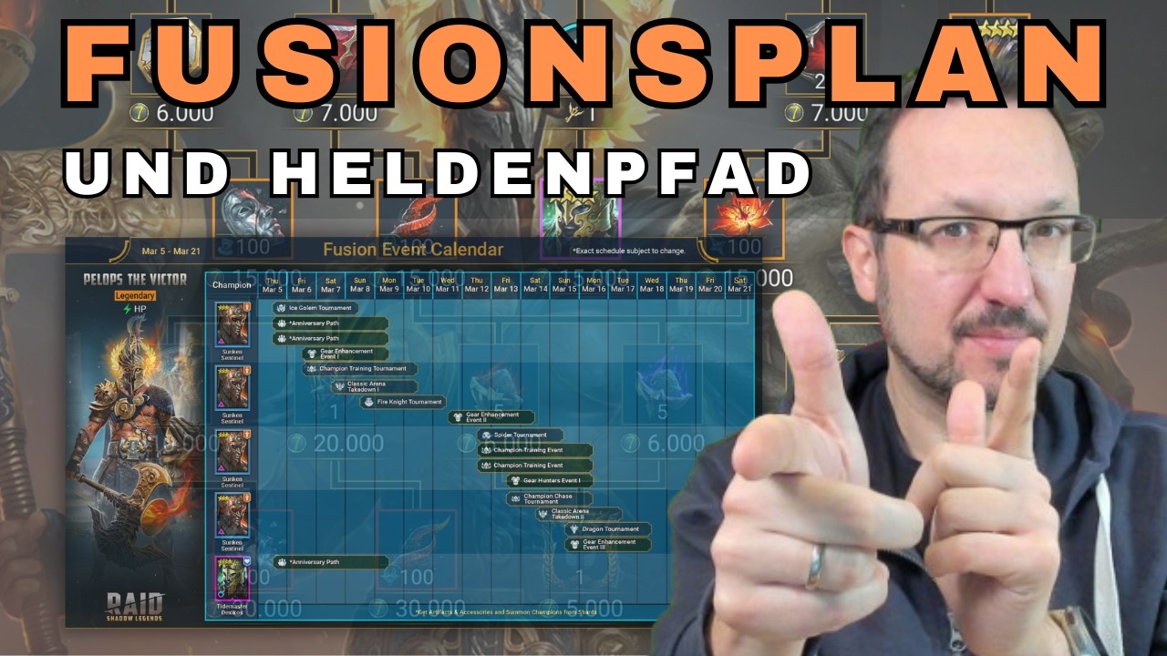 Einige Überraschungen! Viel zu beachten. Pelops Fusionsplan und Heldenpfad | Raid: Shadow Legends