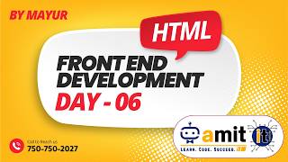HTML Tutorial for Beginners 🔥 | Frontend Development Course Day 06 | Learn HTML Step by Step