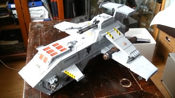 Building a Thunderhawk Gunship (from scratch) - Part 3 Base colours and decals