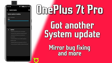 OnePlus 7t Pro got another System update | Oxygen OS 10.0.4 HD01AA improve System Stability - Hindi