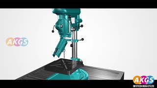 Drilling Machine 3D Animation by AKGS Infotech India