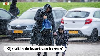 Dit was storm Ciarán in Nederland