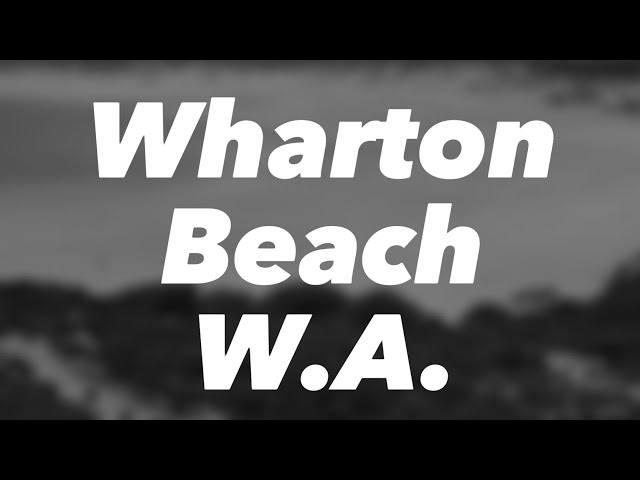 Wharton Beach, Duke of Orleans Bay, Western Australia