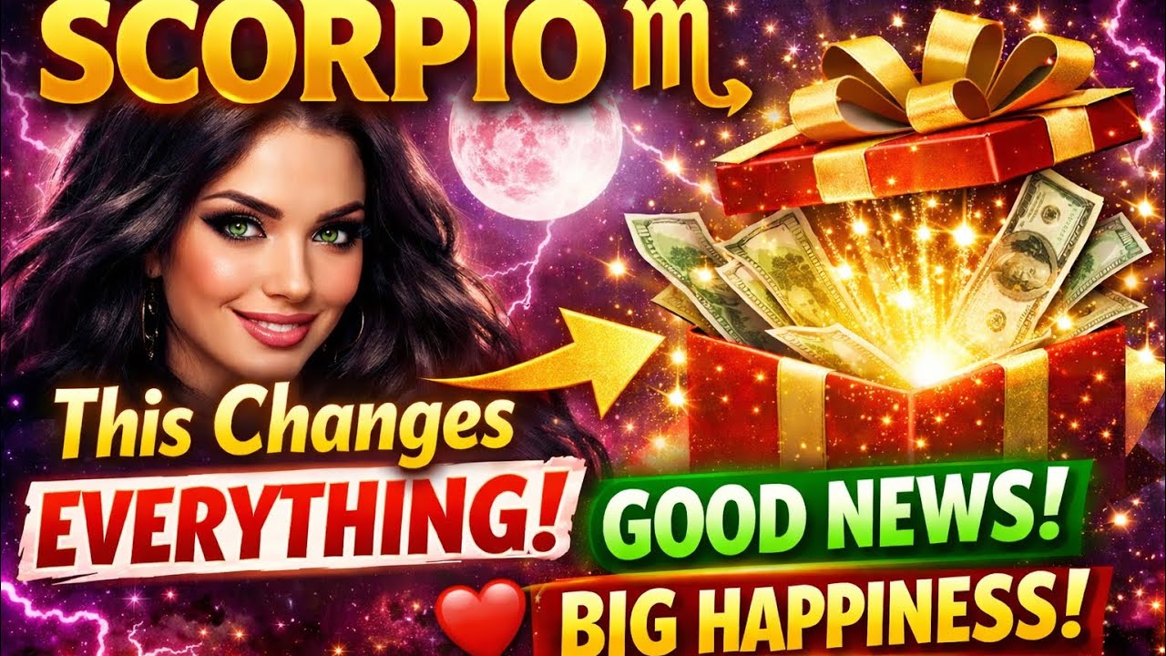 SCORPIO ♏ This Changes EVERYTHING! Unexpected Good News Brings the Happiness You’ve Been Waiting For