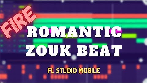 HOW TO MAKE A ROMANTIC ZOUK BEAT ON FL STUDIO MOBILE | OUTDOOR TUTORIAL