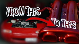 How to Paint your Valve Cover Candy Red | Traumfaktor