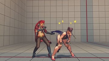 C.VIPER VS CHUN-LI - Super Street Fighter 4 & UMVC3 Gameplay [HD]