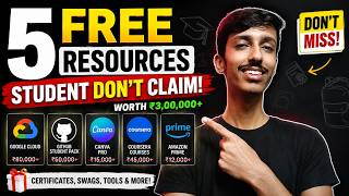 I Got ₹3,00,000+ in FREE Student Perks — Here's How | GitHub, Azure, Google Cloud