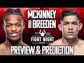 UFC Fight Night: Terrance McKinney vs. Mike Breeden Preview &amp; Prediction
