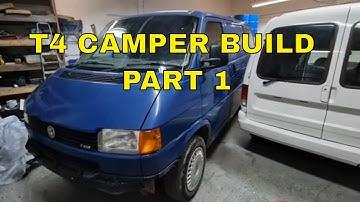 Converting a VW T4 into a Camper Van | Part 1: Stripping & Planning