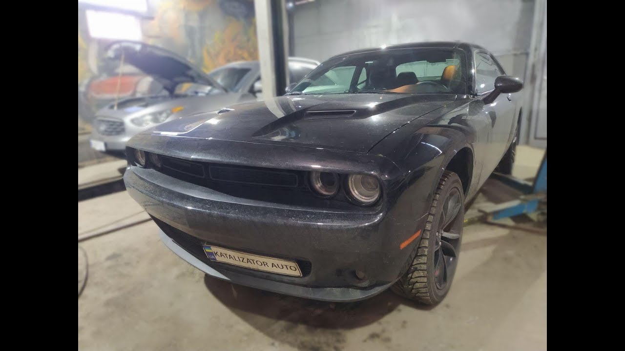 Dodge challenger звук двигателя