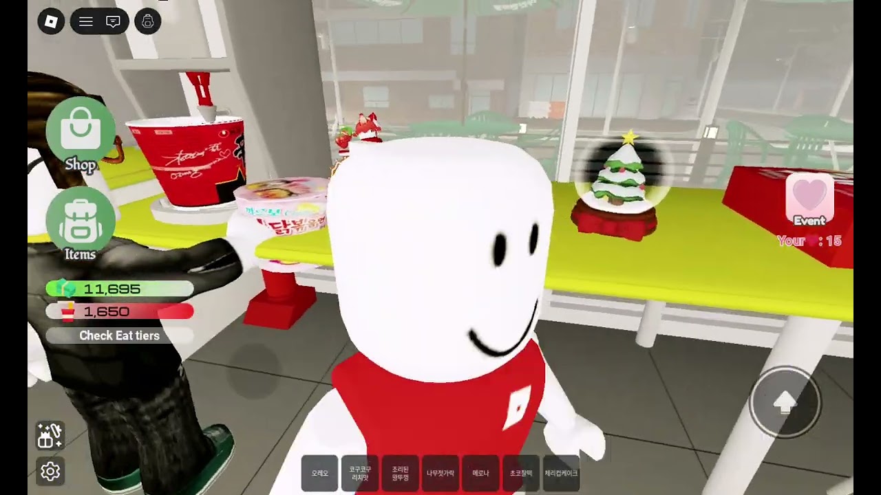 오랜만이에요!! 이젠 로블먹방으로 돌아올게요!!