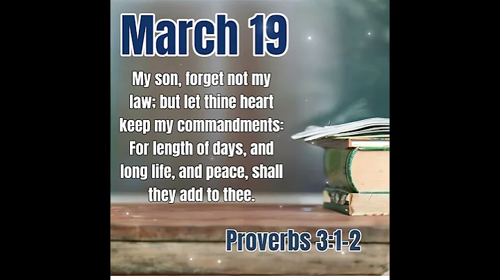 Proverbs 3:1-2 #dailydevotional #law #heart #keep #commandments #days #life #years