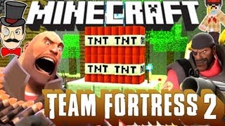 Minecraft in TEAM FORTRESS 2 ! Minecart Chaos !