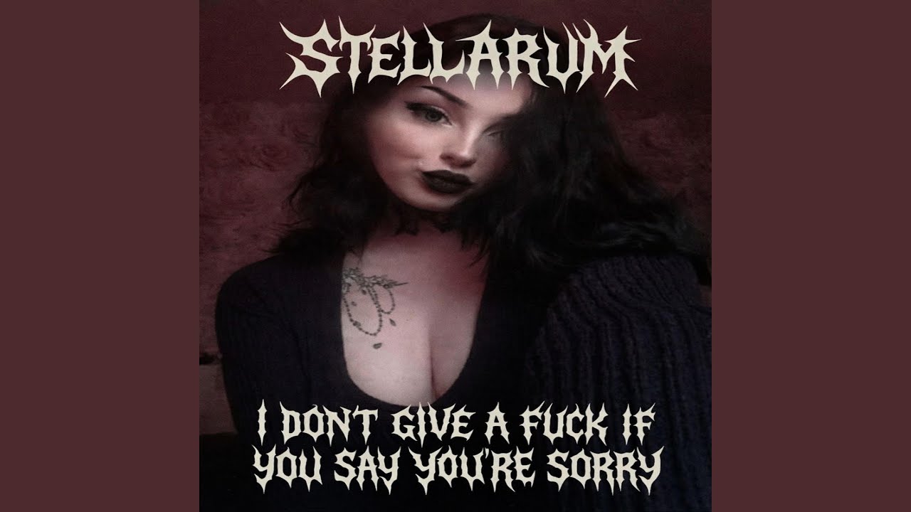 I Don't Give A Fuck If You Say You're Sorry
