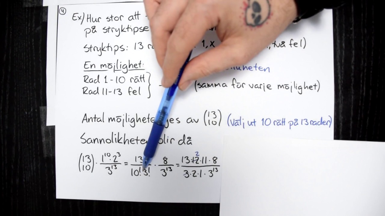 Kombinatorik 3: Kombinationer