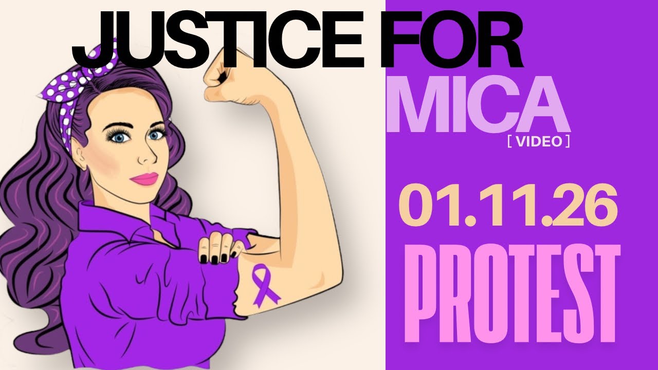 MICA MILLER PROTEST - COPS SHOW UP !!! 