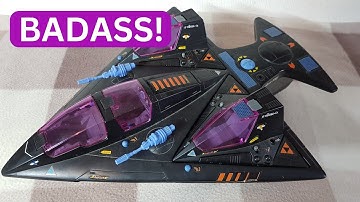 Is this EPIC or what? 1986 Starcom Shadow Bat vintage toy review