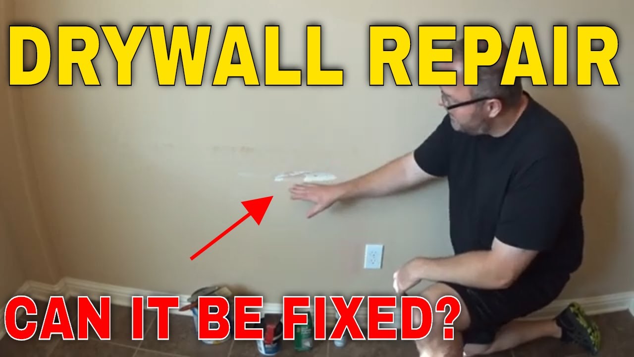 Big Hole In Drywall How to Repair YouTube