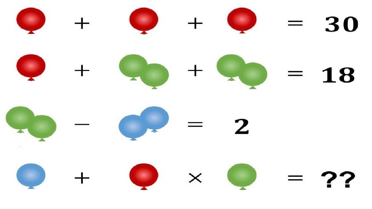 The Viral Balloon Puzzle Maths Viral Question YouTube