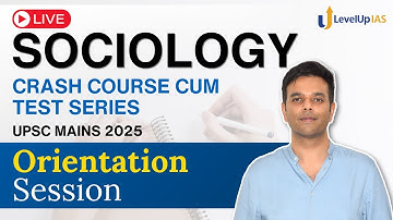 ⚡️Orientation: Sociology Optional Crash Course and Test Series for UPSC Mains 2025 | By Nishat sir