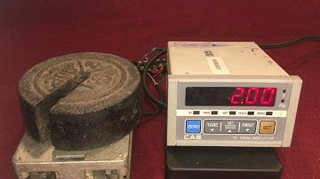 Hướng dẫn cách hiệu chỉnh cân điện tử Cas CI 1560 A | NVK