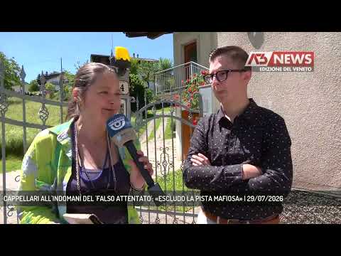 Video CAPPELLARI ALL'INDOMANI DEL 'FALSO ATTENTATO': «ESCLUDO LA PISTA MAFIOSA» | 29/07/2026