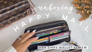 Unboxing Happy Mail + LV Zippy Wallet Review