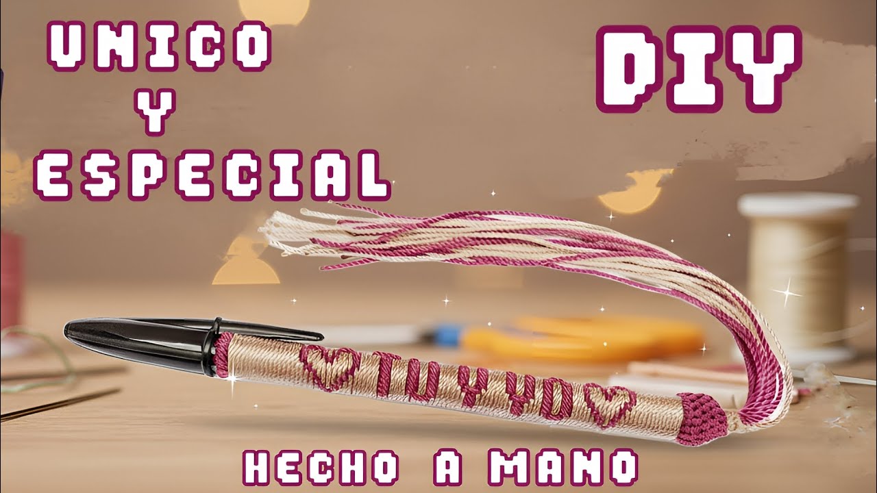Cómo Personalizar una Pluma con Hilo: El Regalo de 